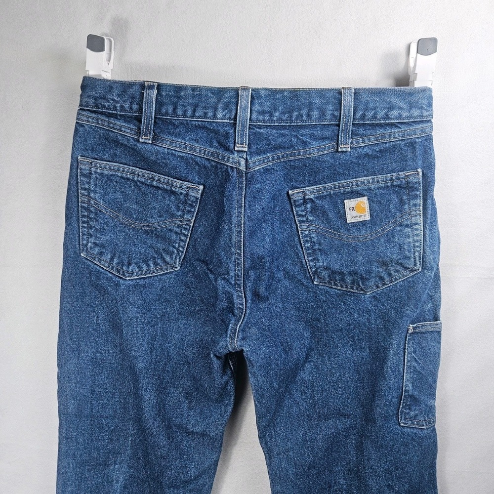 🔥 Carhartt FR Double Front Dungaree Jeans 🔥 - Picture 7 of 16